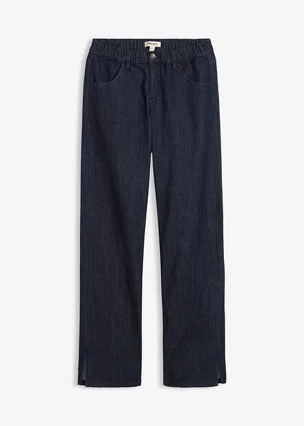 Dž&iacute;ny s pohodln&yacute;m pasem, Wide Leg, High Waist