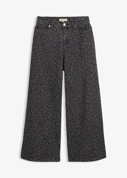 Džíny Wide Leg, Mid Waist