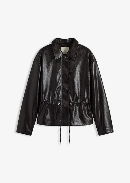 Bunda z umělé kůže