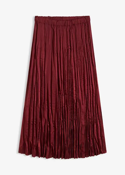 Sat&eacute;nov&aacute; sukně se zmačkan&yacute;m efektem