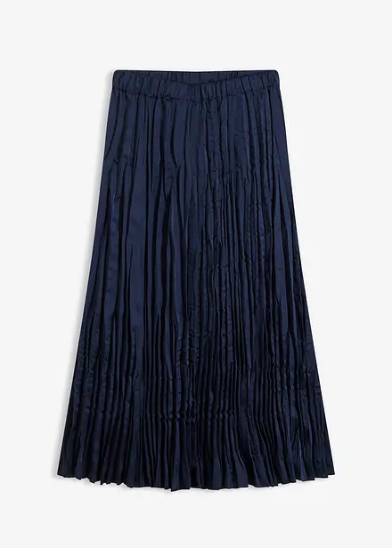 Sat&eacute;nov&aacute; sukně se zmačkan&yacute;m efektem