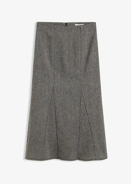 Godetová sukně s tvídovým vzhledem