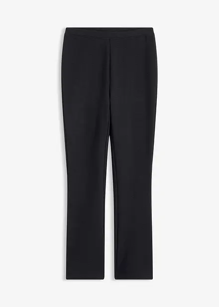 Kalhoty z žerzeje se zmačkanou &uacute;pravou