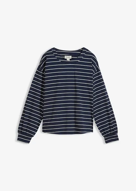 Triko s dlouh&yacute;m ruk&aacute;vem, z čist&eacute; organick&eacute; bavlny