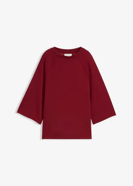 Boxy tričko z materi&aacute;lu scuba, s elastickou vsadkou