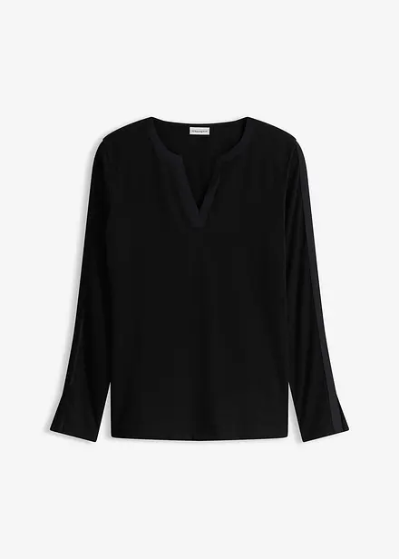 Triko s dlouh&yacute;m ruk&aacute;vem a rozparkem