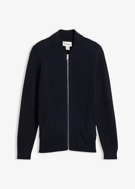 Svetr na zap&iacute;n&aacute;n&iacute;, s recyklovanou bavlnou