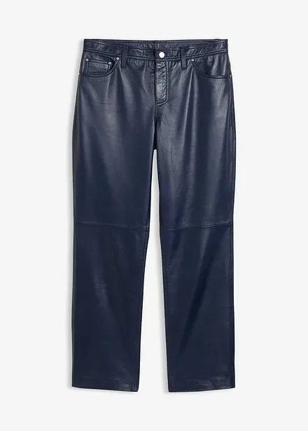 Kožen&eacute; kalhoty z jehněč&iacute; kůže napa