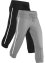 Strečové sportovní kalhoty z bavlny, capri délka (2 ks v balení), bpc bonprix collection