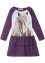 Dívčí žerzejové šaty s volány, s organickou bavlnou, bpc bonprix collection