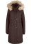 Udržitelný funkční termo kabát s kožešinou a kapucí, bpc bonprix collection