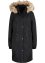 Udržitelný funkční termo kabát s kožešinou a kapucí, bpc bonprix collection