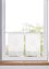 Vitrážková záclona s květovou výšivkou (2 ks), bpc living bonprix collection