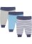 Úpletové baby kalhoty z organické bavlny (3 ks), bpc bonprix collection