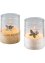 Svícen na čajovou svíčku s motýlky (2 ks v balení), bpc living bonprix collection