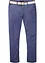 Strečové chino kalhoty Regular Fit, s pohodlným střihem a páskem, Straight, bonprix