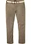Strečové chino kalhoty Regular Fit, s pohodlným střihem a páskem, Straight, bonprix