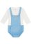 Baby kalhoty s laclem a triko z organické bavlny (2dílná souprava), bpc bonprix collection
