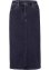 Lehce rozšířená džínová midi sukně s pohodlnou pasovkou, bpc bonprix collection
