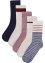 Měkké žebrované ponožky (5 párů) se saténovou mašličkou, bpc bonprix collection