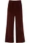 Široké strečové manšestrové kalhoty, High Waist, bonprix
