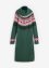 Pletené šaty s norským vzorem a širokým rolákovým límcem, bpc bonprix collection