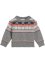 Dětský pletený svetr z bavlny, s norským vzorem, bpc bonprix collection