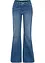 Džíny Bootcut, Mid Waist, organická bavlna, bonprix