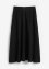 Midi sukně s kapsami a lnem, ve střihu linie A, bpc bonprix collection