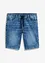 Lehké džínové bermudy bez zapínání Slim Fit, bonprix