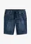Lehké džínové bermudy bez zapínání Slim Fit, bonprix
