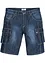 Cargo džínové bermudy, Regular Fit, bonprix