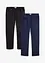 Kalhoty bez zapínání, z čisté bavlny, Regular Fit, Straight (2 ks), bonprix