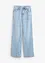 Džíny Wide Leg, High Waist, nízký podíl streče, bonprix