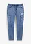 Cargo džíny bez zapínání, Regular Fit, Tapered, bonprix