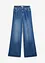 Džíny Wide Leg, High Waist, pohodlný pas, dlouhá délka, bonprix