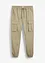 Cargo kalhoty Loose Fit bez zapínání, Straight, bonprix