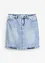 Džínová sukně Mid Waist, Low Stretch, bonprix