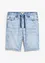 Lehké džínové bermudy bez zapínání Slim Fit, bonprix