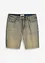 Strečové džínové bermudy Dirty Washed, Regular Fit, bonprix