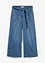 Zkrácené džíny Wide Leg, High Waist, pohodlný pas, bonprix