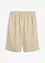 Bermudy ze směsi lnu a viskózy, High Waist, bonprix