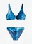 Bikiny (2dílná souprava) ze třpytivého materiálu, bonprix