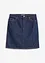Džínová sukně Mid Waist, Low Stretch, bonprix