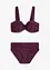 Balkonetové bikiny s kosticemi a vyztuženými ramínky (2dílná souprava), bonprix