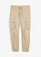 Cargo kalhoty bez zapínání Regular Fit, Straight, bonprix
