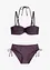 Balkonetové bikiny (2dílná souprava), s dalším ramínkem za krk, bonprix