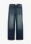 Džíny Straight Loose, High Waist, Low Stretch, bonprix