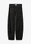 Džíny Barrel s páskem, Mid Waist, bonprix