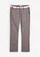 Chino kalhoty s pohodlným pasem a opaskem, Regular Fit, Straight, bonprix